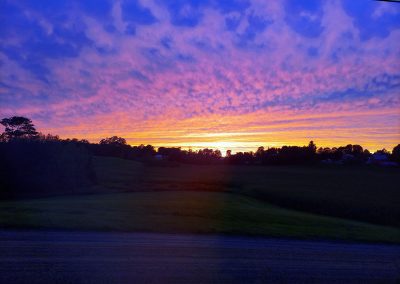 Colorful Franklin County Sunset
