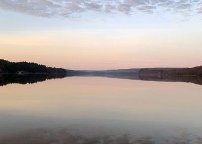 Stunning view of Fairfield Pond