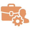 Orange Jobs Icon