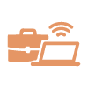 Orange Work Icon